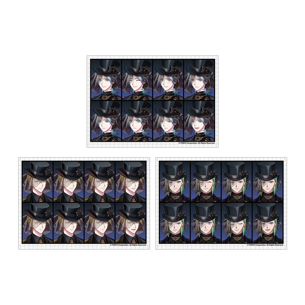 『廻らぬ星のステラリウム』『氷雪の国で、約束のブーケを』 証明写真風ブロマイド3枚セット【202510再販】