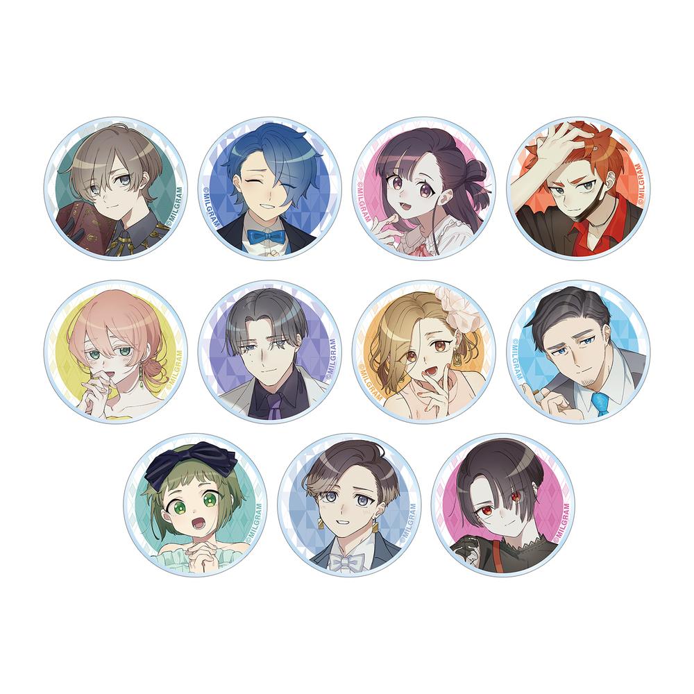 『MILGRAM -ミルグラム-』描き下ろしイラスト トレーディングアクリルステッカー(単位/BOX)【202510再販】