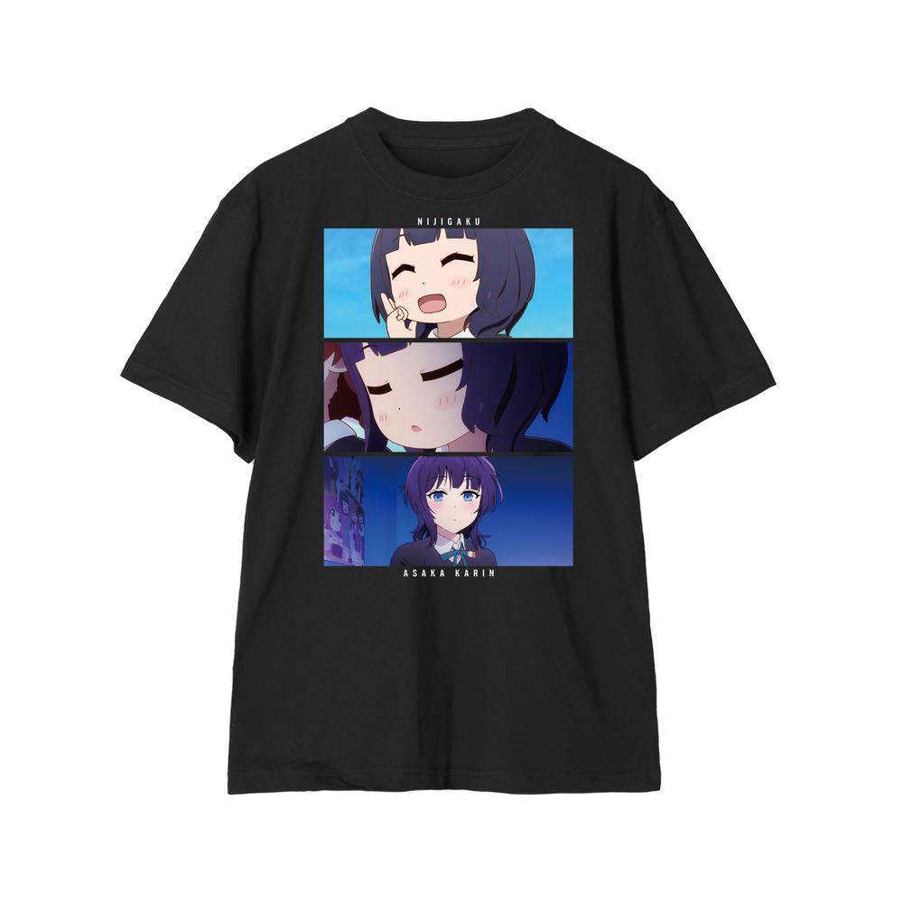 『にじよん あにめーしょん2』朝香 果林 場面写Tシャツメンズ【202602再販】