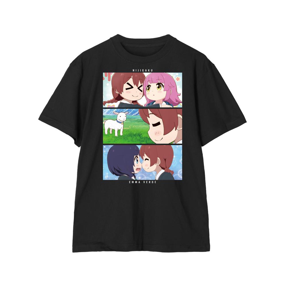 『にじよん あにめーしょん2』エマ・ヴェルデ 場面写Tシャツメンズ【202602再販】