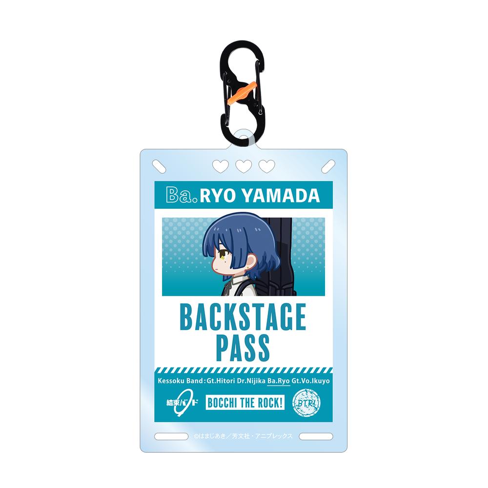『ぼっち・ざ・ろっく!』山田リョウ ちびとこ カラビナ付きカード型アクリルキーホルダー【202510再販】