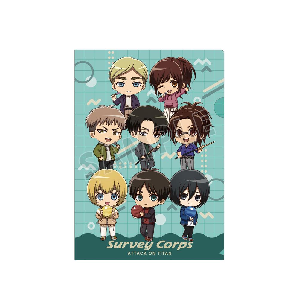 『進撃の巨人』集合 ちびキャラ アクティビティver. クリアファイル【202511再販】