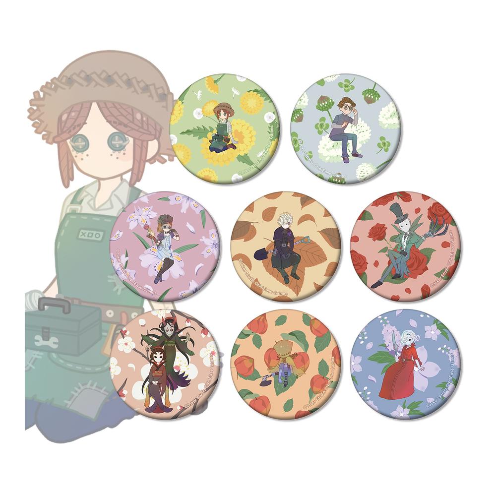 第五人格 サンリオキャラクターズ展 納棺師 バッドばつ丸 コラボ ハート缶バッジ グッズ-ステッカー】第五人格×サンリオ ダイカットステッカー