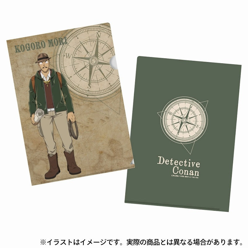 『名探偵コナン』クリアファイル・ステッカーセット 毛利小五郎(探検隊)
