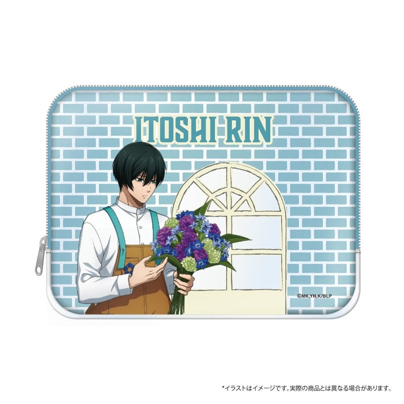 『ブルーロック』スクエアポーチ 糸師 凛(お花屋さん)