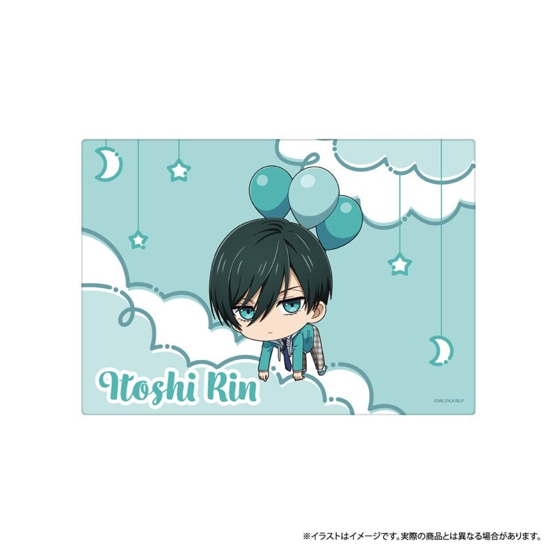 『ブルーロック』ふわふわブランケット 糸師 凛(ミニキャラ)(風船)