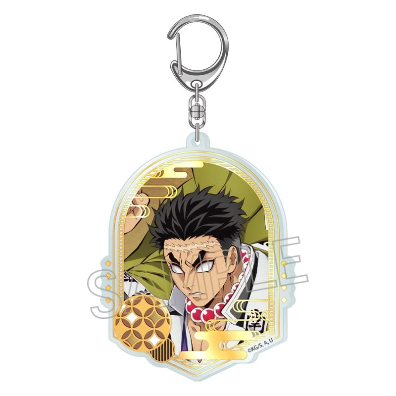 『鬼滅の刃』箔押しアクリルキーホルダー 悲鳴嶼行冥