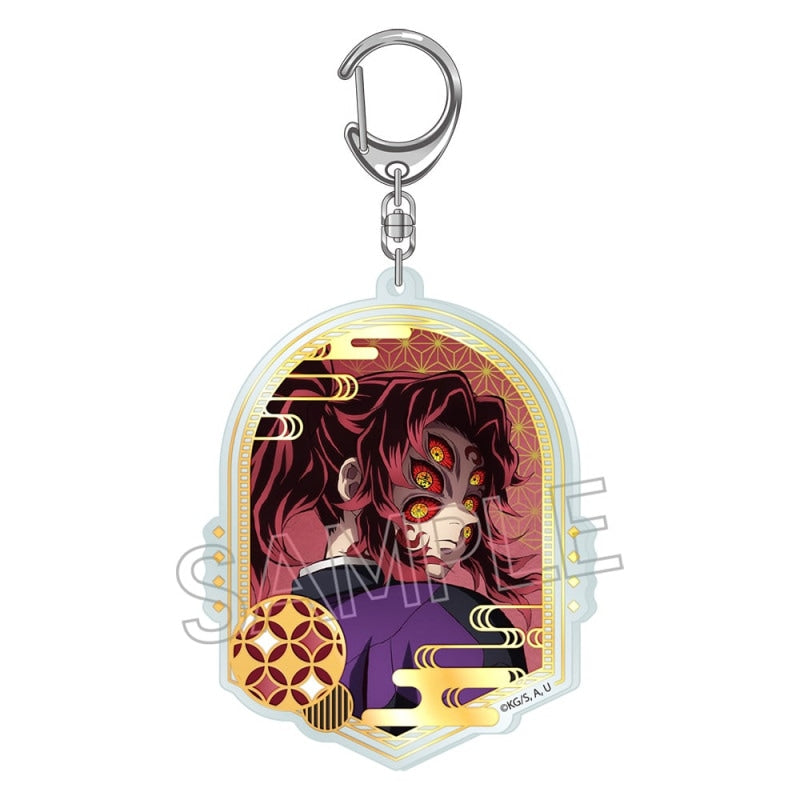 『鬼滅の刃』箔押しアクリルキーホルダー 黒死牟