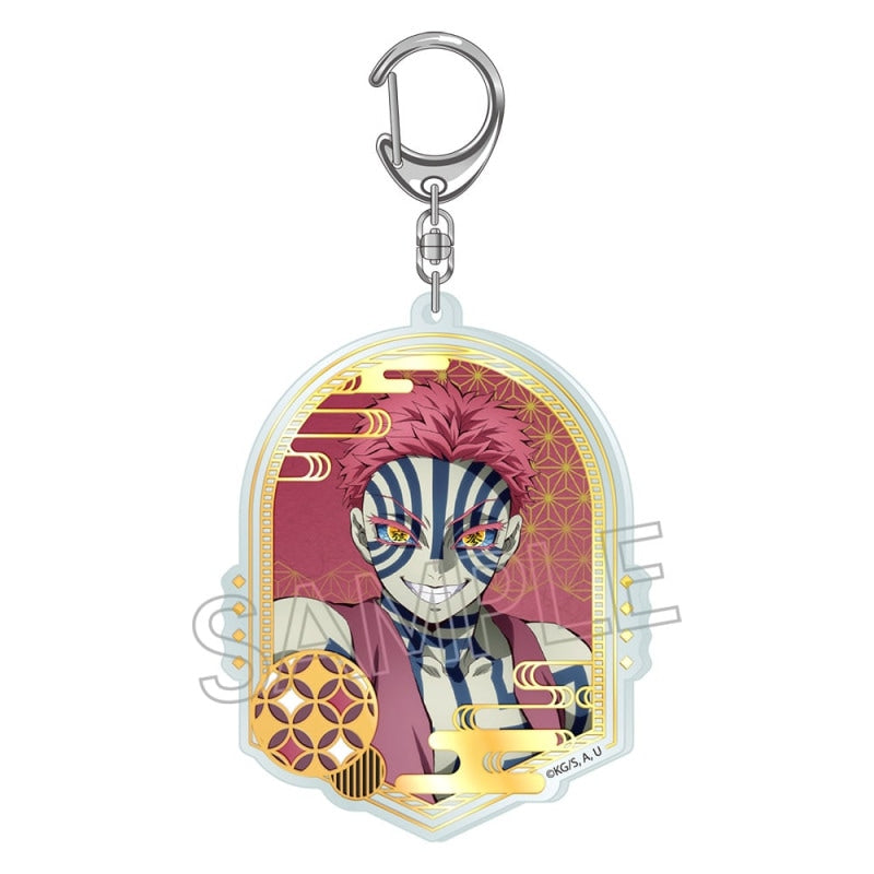 『鬼滅の刃』箔押しアクリルキーホルダー 猗窩座