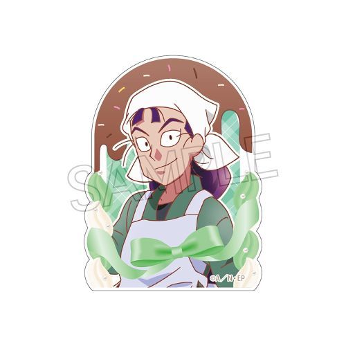 『忍たま乱太郎』ステッカー -スイーツ作りの段- 立花仙蔵