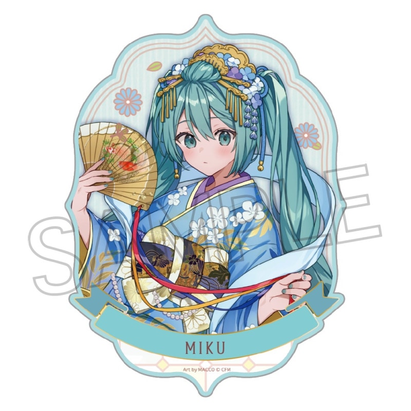 『初音ミク』百鬼夜行 ~麗宴~ ステッカー B 人魚(にんぎょ)
