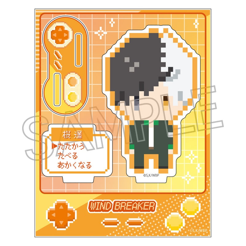 『WINDBREAKER』ピクセルアートシリーズ ミニアクリルスタンド 桜 遥