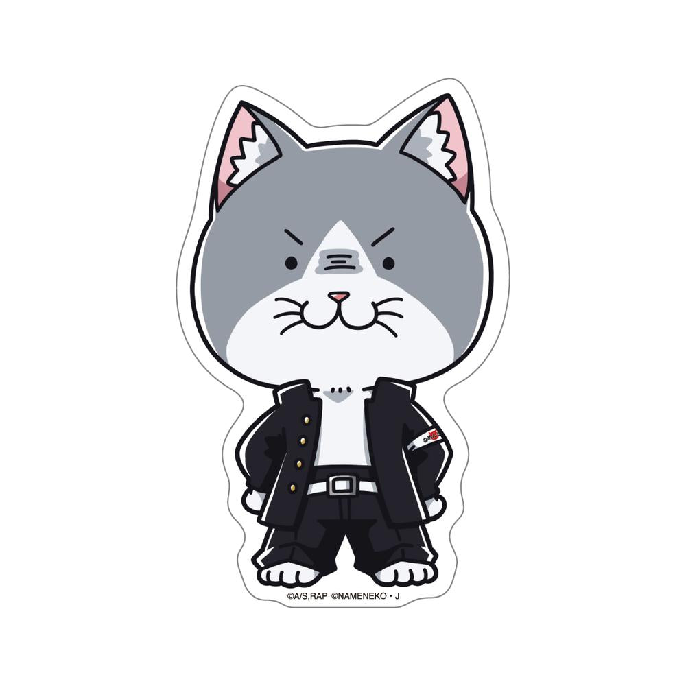 『ラーメン赤猫×なめ猫コラボ』ステッカー 佐々木