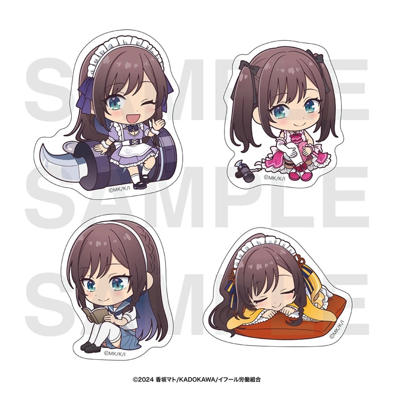 『ギルドの受付嬢ですが、残業は嫌なのでボスをソロ討伐しようと思います』ダイカットステッカーセット(4枚入)