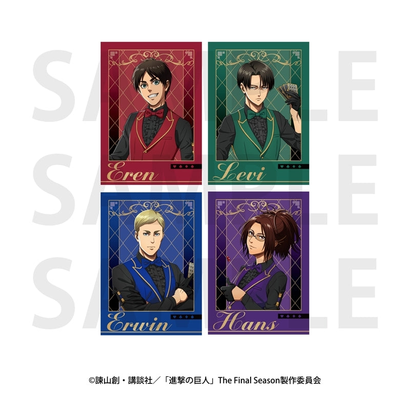 『進撃の巨人』トレーディングフォトカード カジノディーラー(全4種)【BOX】