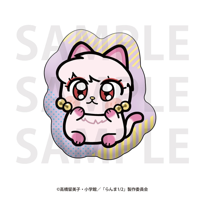 『らんま1/2×大川ぶくぶ』ダイカットクッション シャンプー(猫)