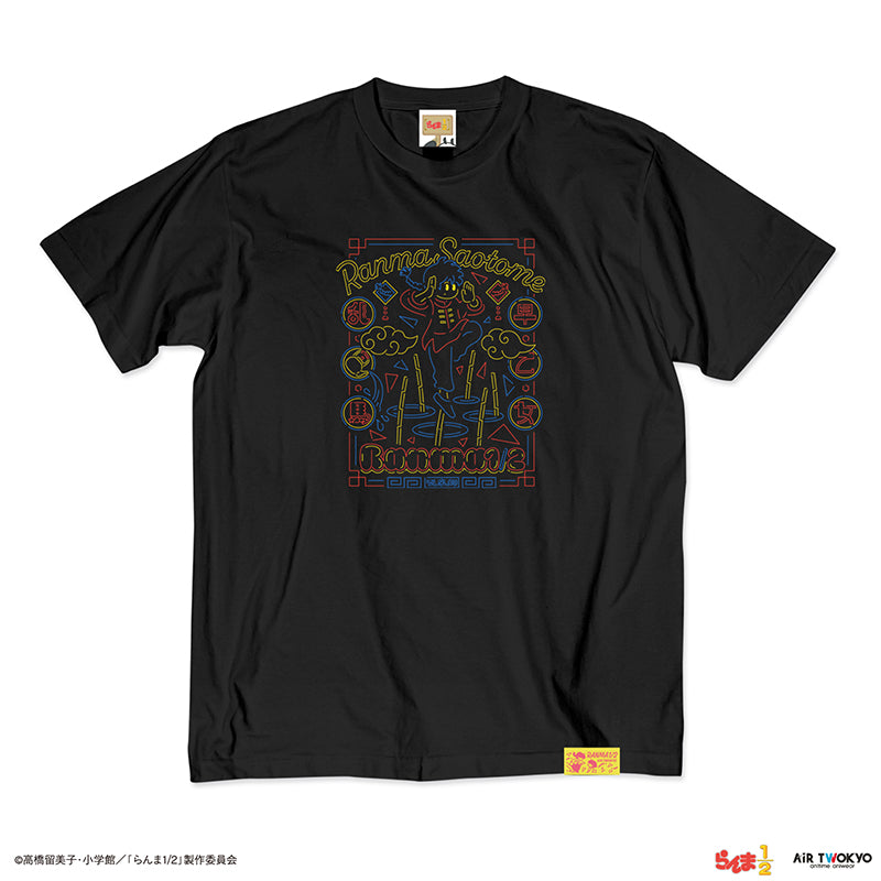 らんま1/2』第1弾 ネオン中華Tシャツ 1（早乙女乱馬） – Anime