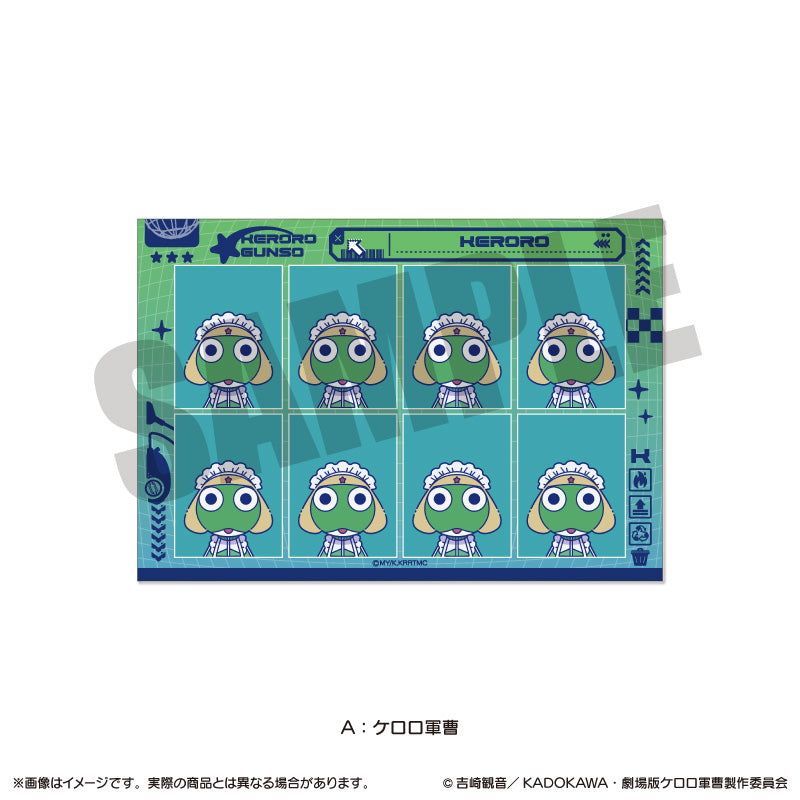『ケロロ軍曹』にゅ〜とろ 証明写真風ステッカー A ケロロ軍曹