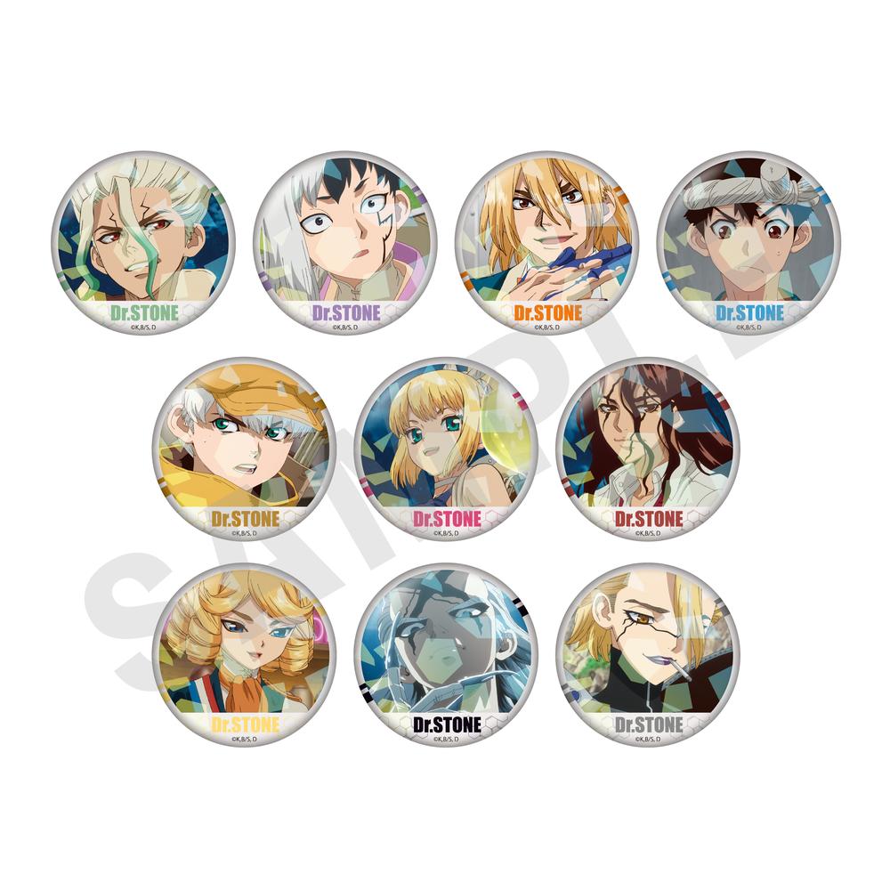 Dr.STONE』トレーディンググリッター缶バッジ (全8種)【BOX
