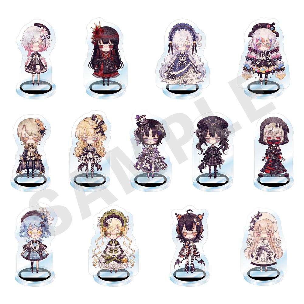 【黒部ナノカ＆看守】魔法少女ノ魔女裁判　アクリルスタンド　アクスタ　缶バッジ 黒部ナノカ＆看守】魔法少女ノ魔女裁判 アクリルスタンド