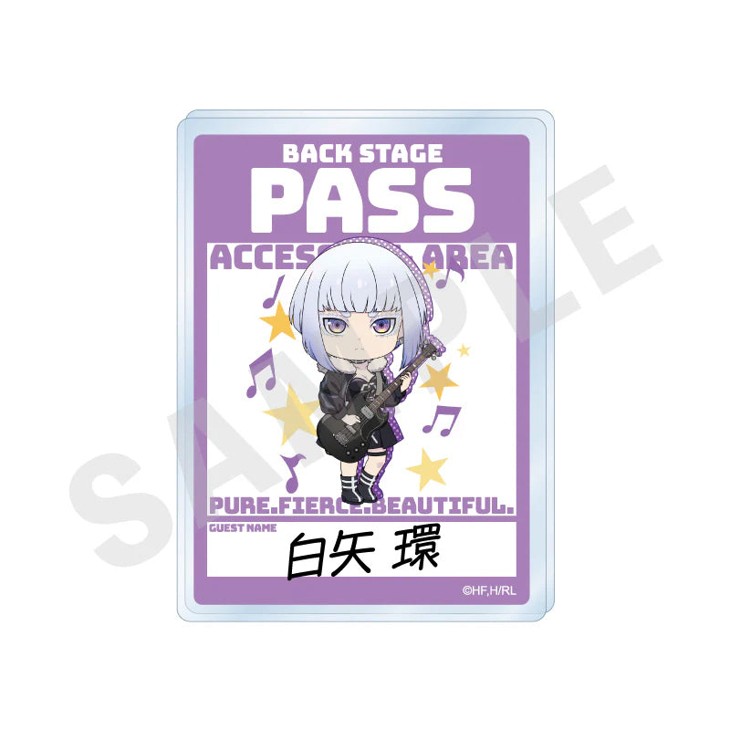 『ロックは淑女の嗜みでして』お名前バッジ(白矢環)