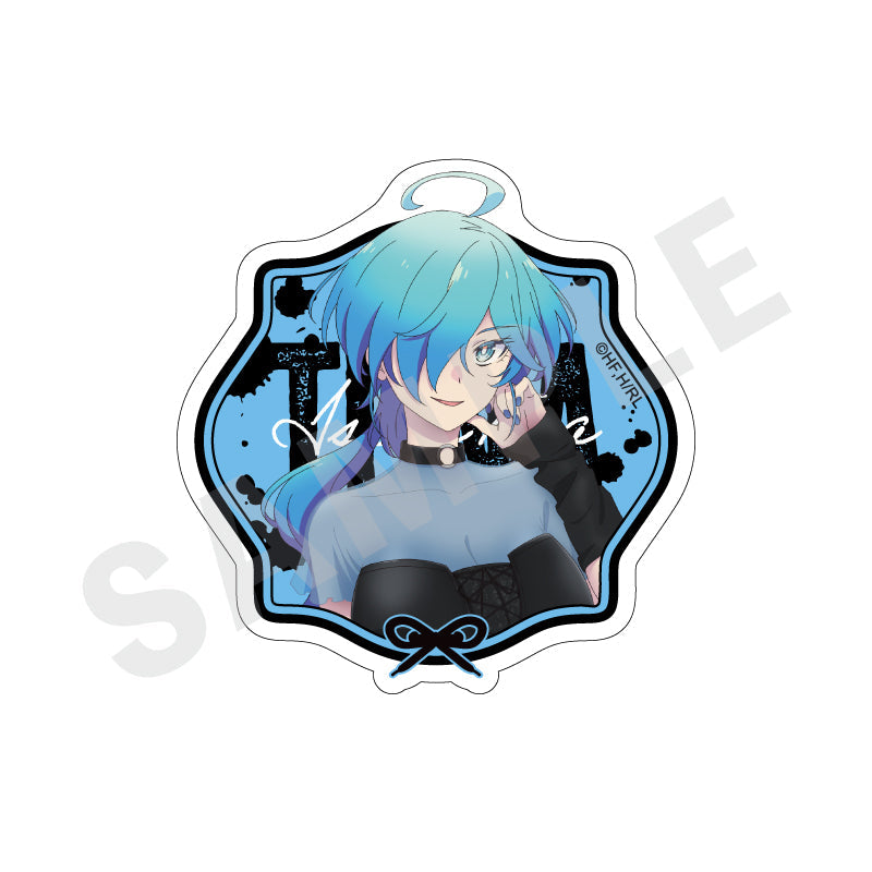 『ロックは淑女の嗜みでして』ダイカットステッカー(院瀬見ティナ)