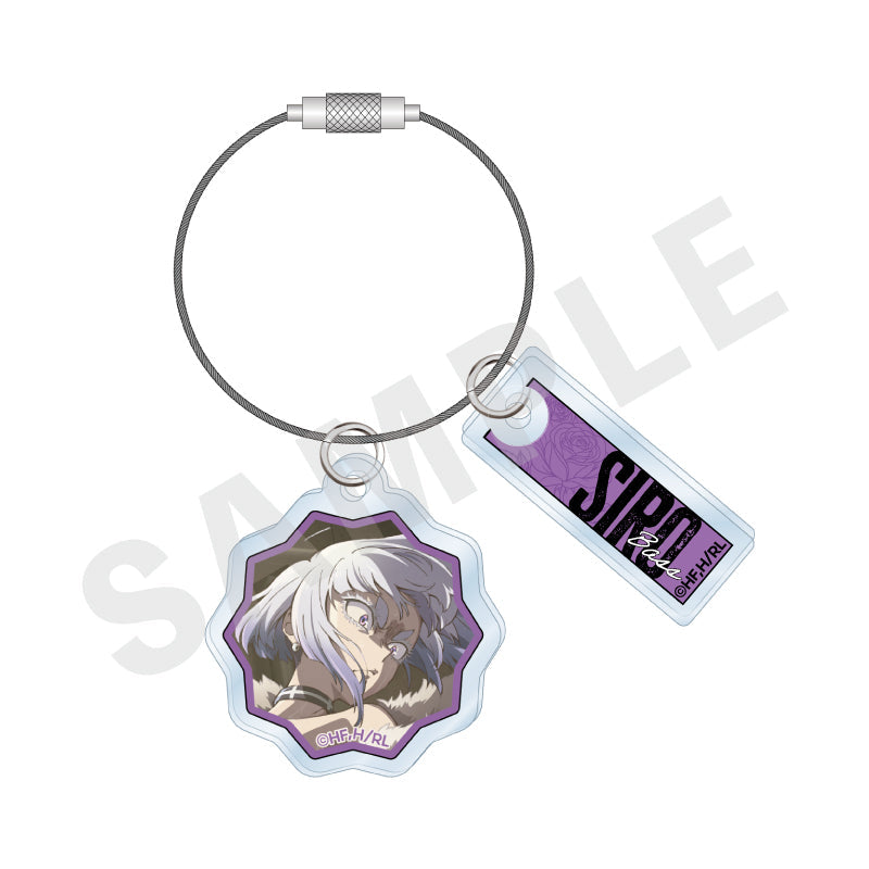 『ロックは淑女の嗜みでして』ワイヤー付きアクリルチャーム(白矢環)