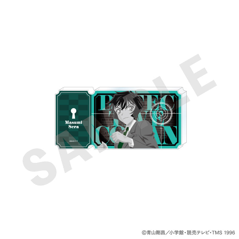 『名探偵コナン』ペイントラクトシリーズ チケット風アクリルブロック モノクロver.(世良真純)