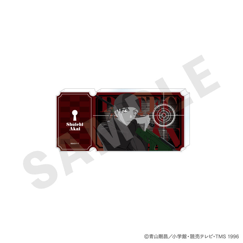 『名探偵コナン』ペイントラクトシリーズ チケット風アクリルブロック モノクロver.(赤井秀一)