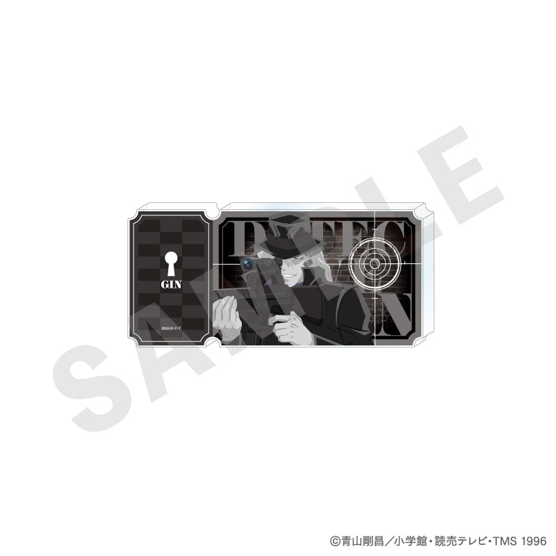 『名探偵コナン』ペイントラクトシリーズ チケット風アクリルブロック モノクロver.(ジン)
