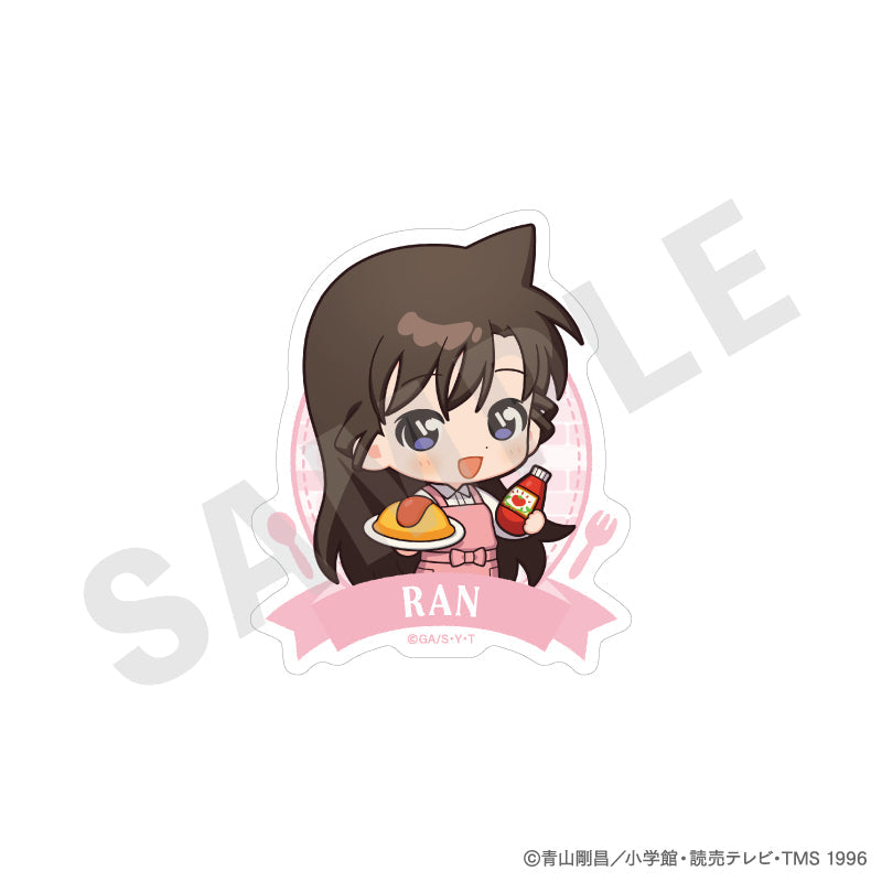 『名探偵コナン』ステッカー ミニキャラキッチンver.(毛利蘭)