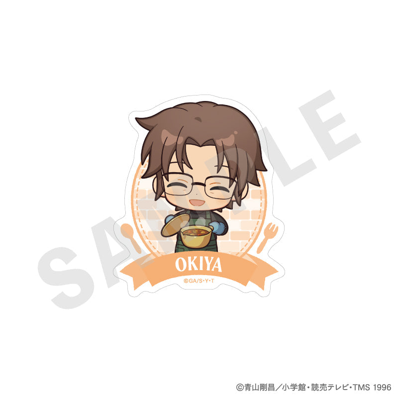 『名探偵コナン』ステッカー ミニキャラキッチンver.(沖矢昴)