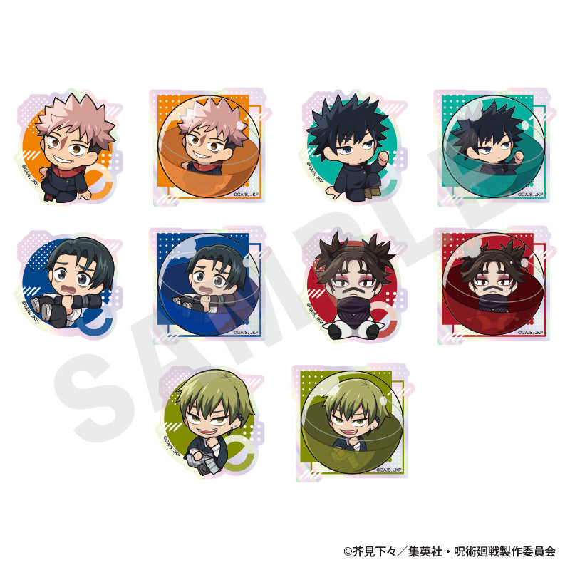 『呪術廻戦』いんざかぷせるシリーズ トレーディングオーロラステッカー(全10種)【BOX】