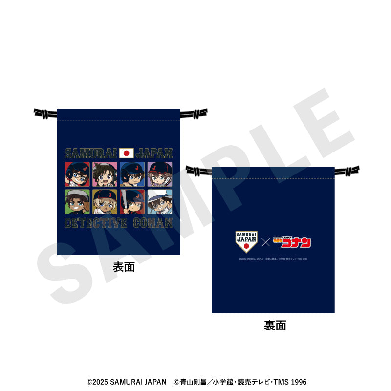 『侍ジャパン×名探偵コナン』ミニキャラ 巾着