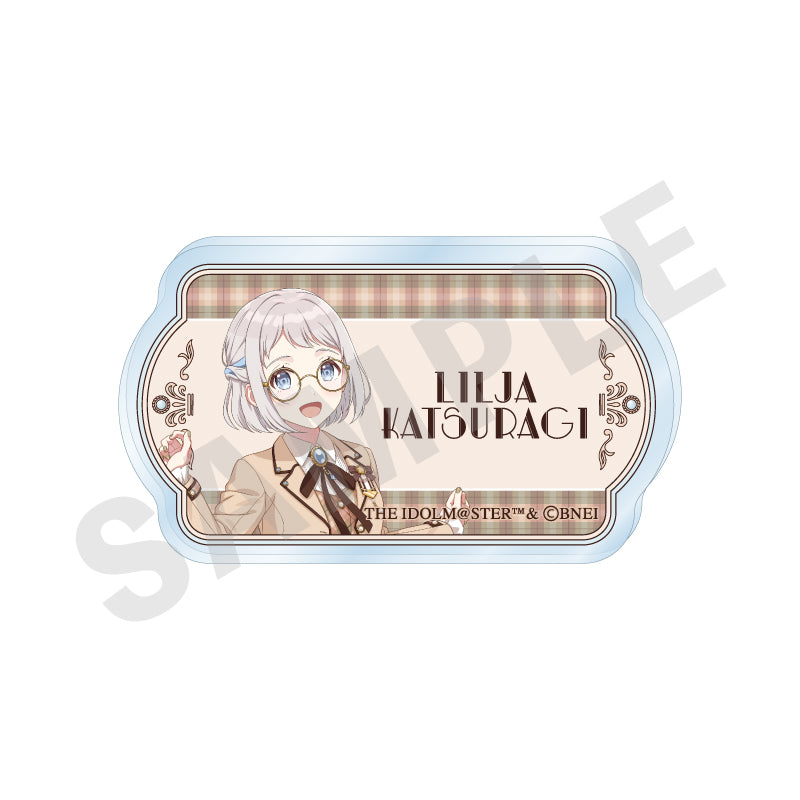 『学園アイドルマスター』ネームバッジ めがね×ラテコーデver.(葛城 リーリヤ)