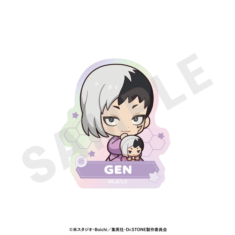 『Dr.STONE』だっこシリーズ オーロラステッカー(あさぎりゲン)