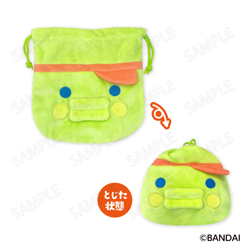 『たまごっち』ウェルカムバーガー フェイス巾着 <C:くちぱっち>