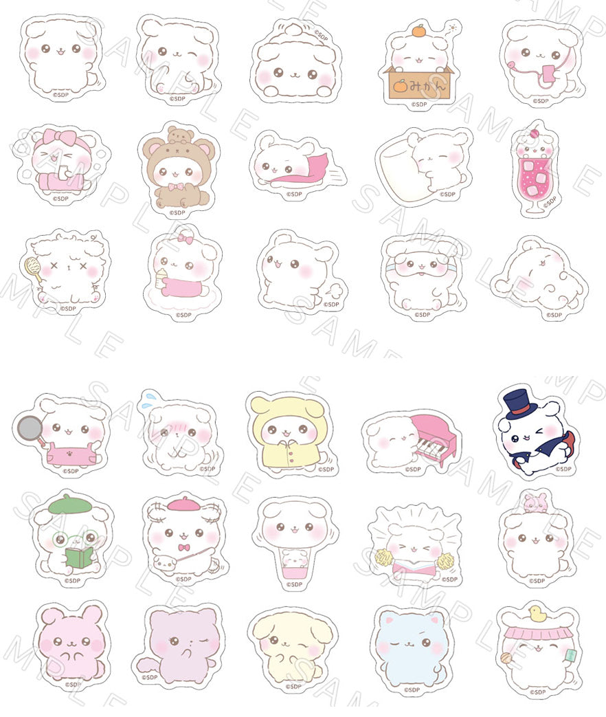 『ふわりんましゅ』フレークシール