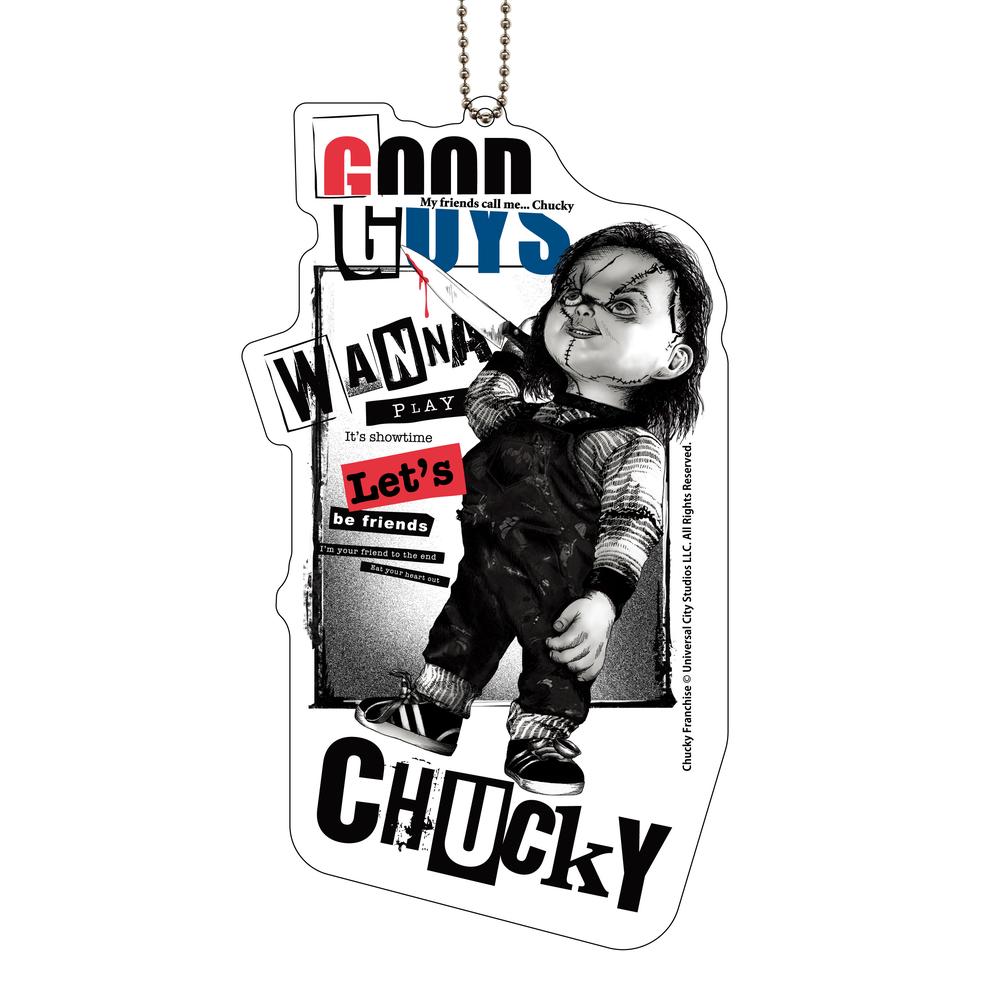 『チャッキー』アクリルキーチェーンBIG グレー【202508再販】