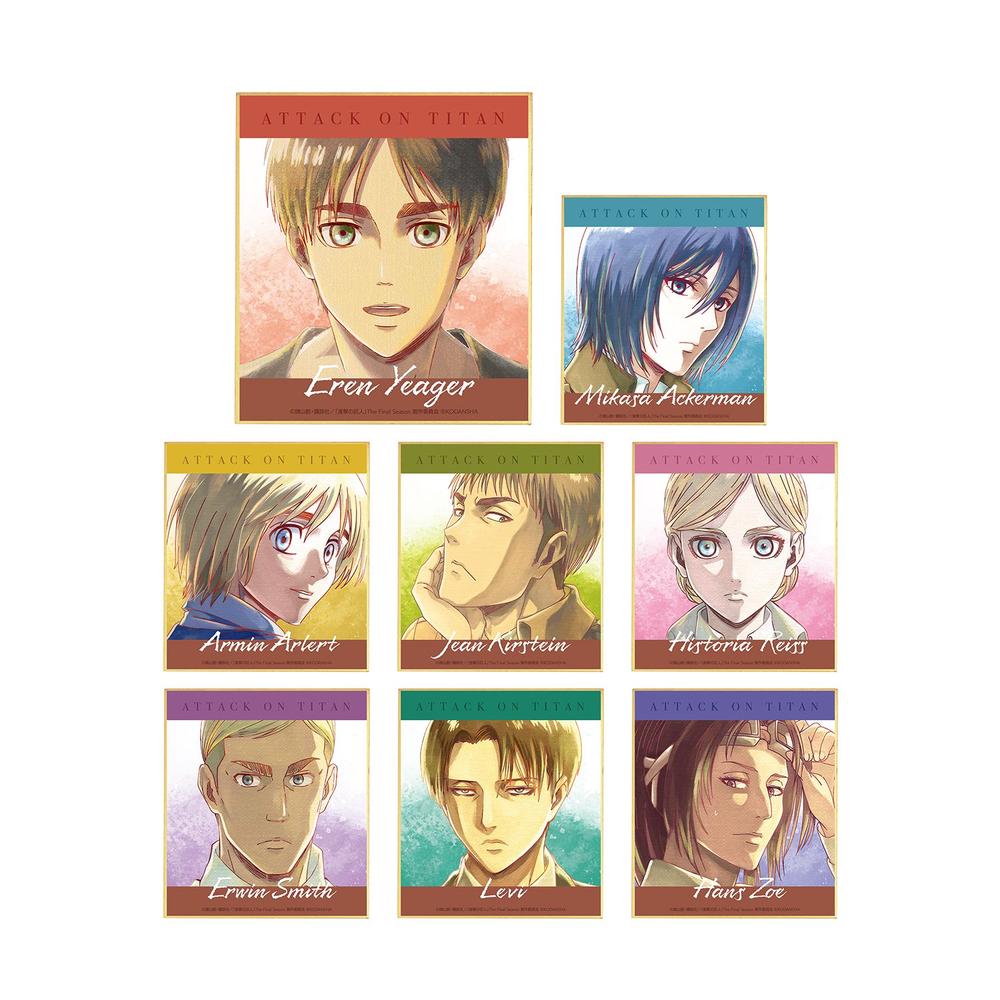『進撃の巨人』トレーディング Ani-Art ミニ色紙 vol.3(単位/BOX)【202604再販】
