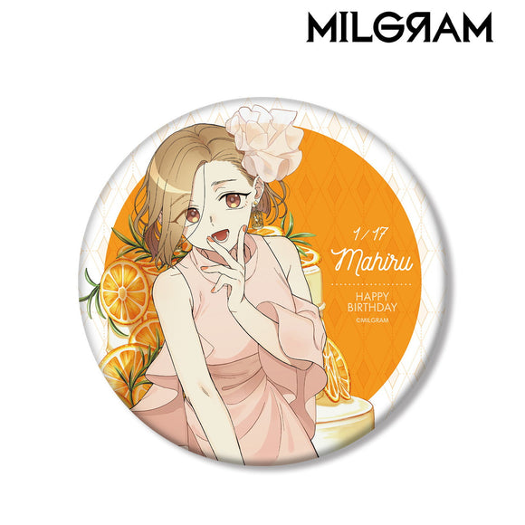 『MILGRAM -ミルグラム-』描き下ろしイラスト マヒル バースデーver. BIG缶バッジ【202406再販】