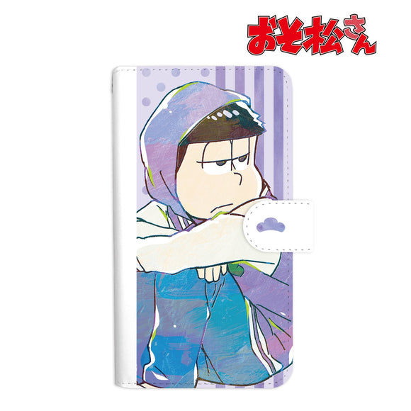 『おそ松さん』一松 Ani-Art 第3弾 手帳型スマホケース【202405再販】