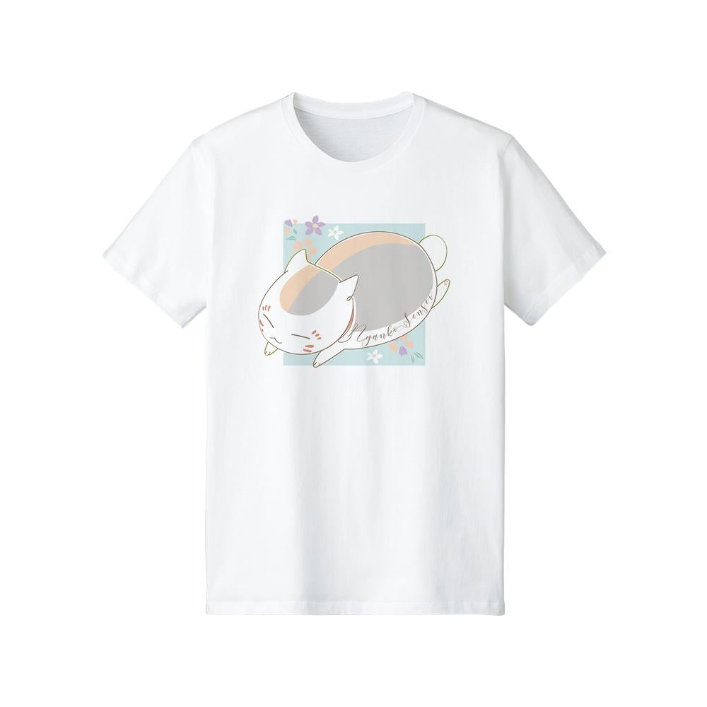 『夏目友人帳』ニャンコ先生 lette-graph Tシャツ 緑レディース【202602再販】