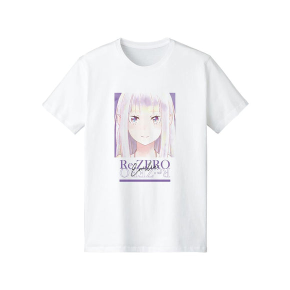 『Re:ゼロから始める異世界生活』エミリア Ani-Art aqua label Tシャツメンズ【202411再販】