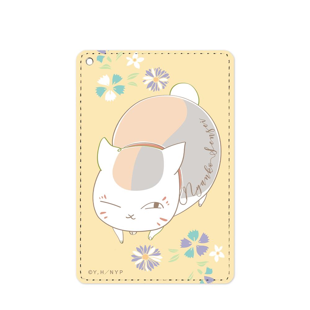 『夏目友人帳』ニャンコ先生 lette-graph 1ポケットパスケース 黄【202503再販】