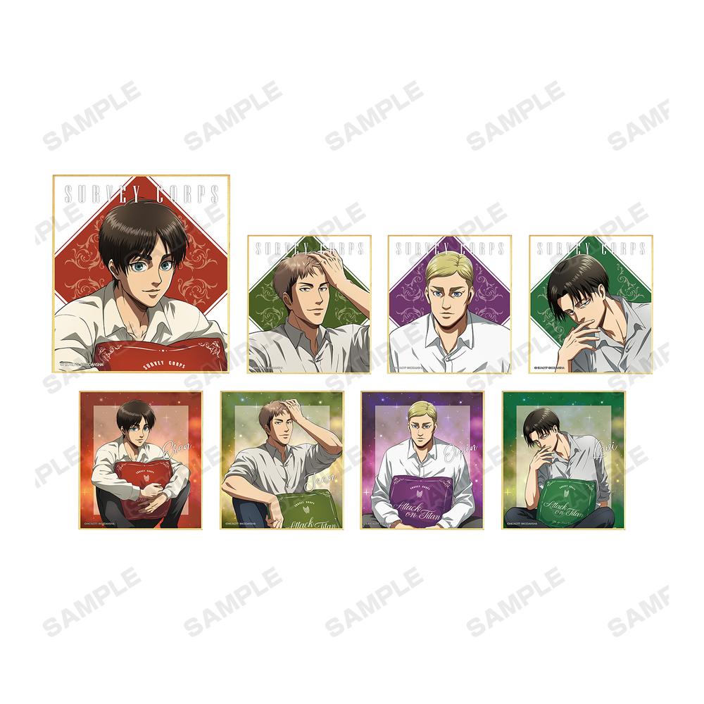 『進撃の巨人』描き下ろしイラスト リラックスver. トレーディングミニ色紙(単位/BOX)【202510再販】