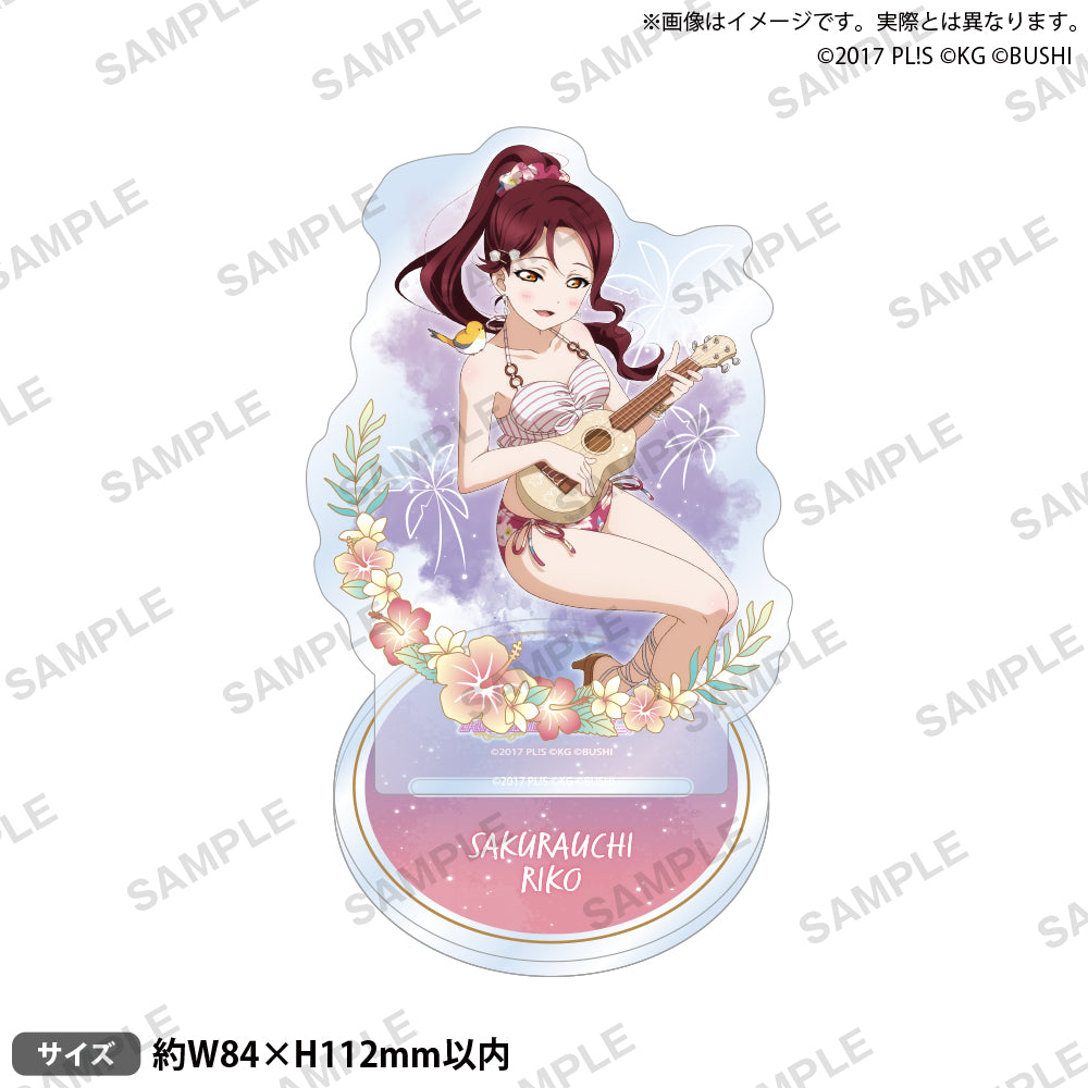 『ラブライブ！スクールアイドルフェスティバル』アクリルスタンド Aqours シークレットビーチver. 桜内梨子