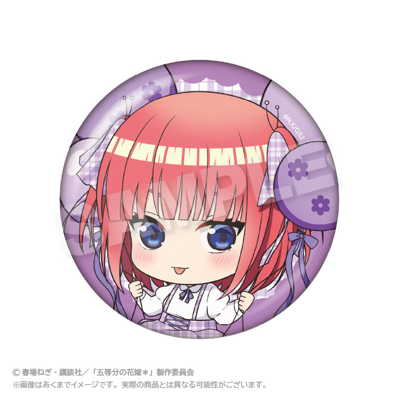 五等分の花嫁*』ばるんこ缶バッジ 中野二乃 – Anime Store JP