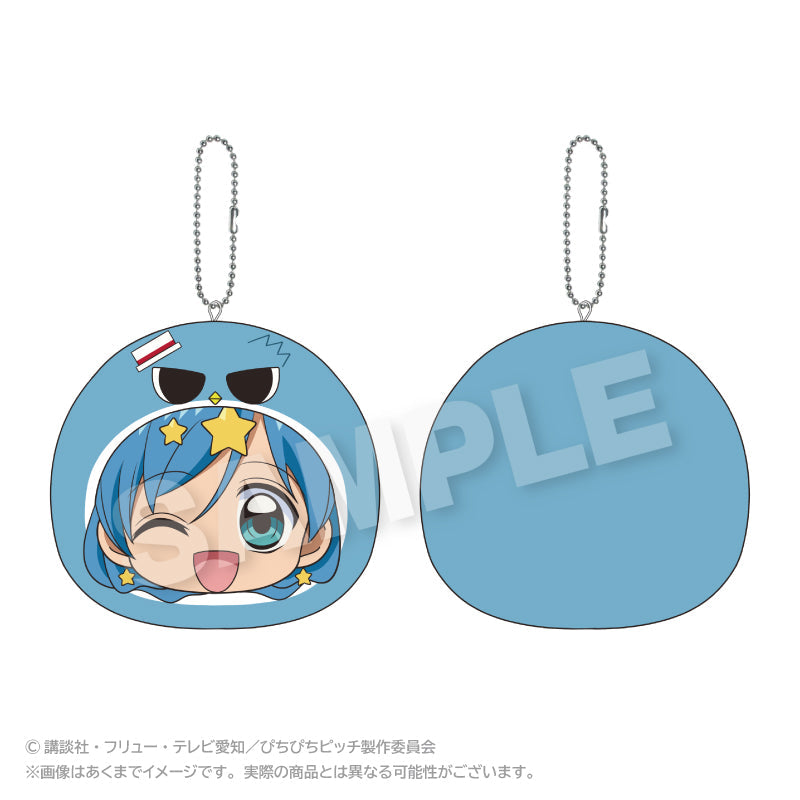 『ぴちぴちピッチ』まるめいつクッションキーホルダー 波音