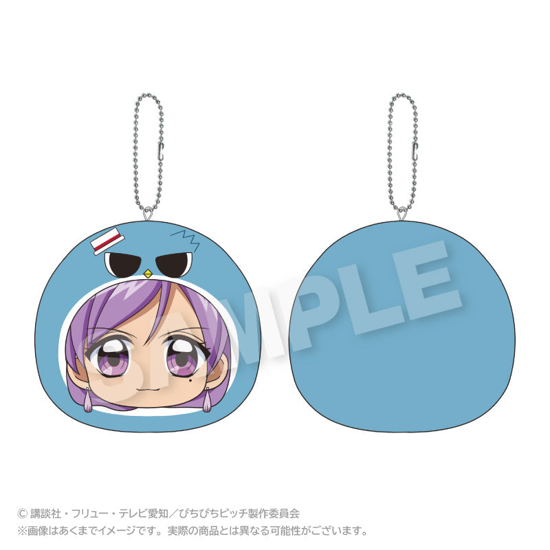 『ぴちぴちピッチ』まるめいつクッションキーホルダー かれん